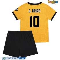 Maglie da calcio Wolves Jhon Arias #10 Prima Maglia Bambino 2025-26 Manica Corta + Pantaloni corti)